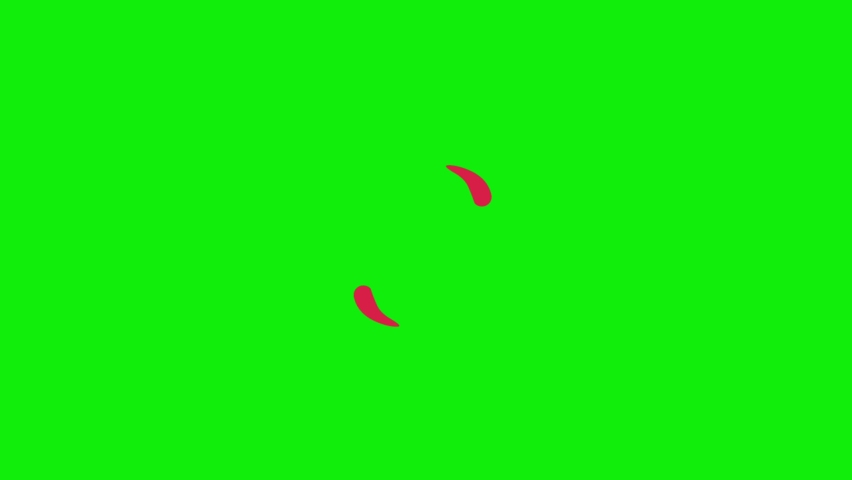 Abstract Line Animation With Green Screen. Line Abstarct. Green Screen. Animation Line