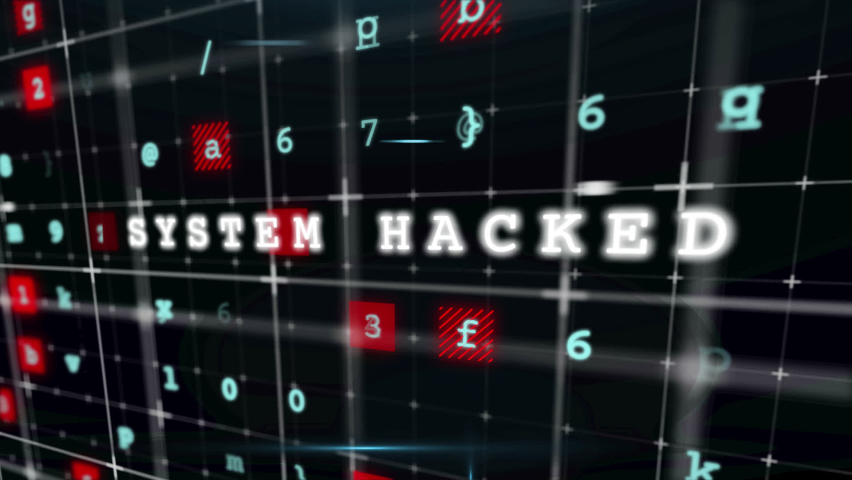 Animation of the words Malware, System Alert written on computer screen with digital interface on black background. Global online security cyber attack concept digitally generated image. | Shutterstock HD Video #1060853320