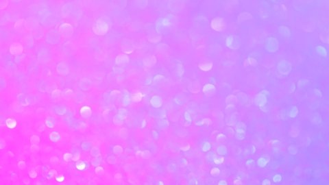 Abstract background of blurred pink neon color glitter, light leaks, lens flare