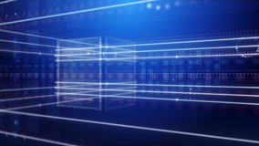 Abstract backgorund Digital server  data center. Technology base abstract. Computer networks. Digital storage and cloud. network connections. Internet background. Rotating left to right 4K - Powered by Shutterstock - Get 15% off with code: PIKWIZARD15