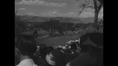 CIRCA 1960 - Golfer Arnold Palmer wins the U.S. Open held in Denver, Colorado.