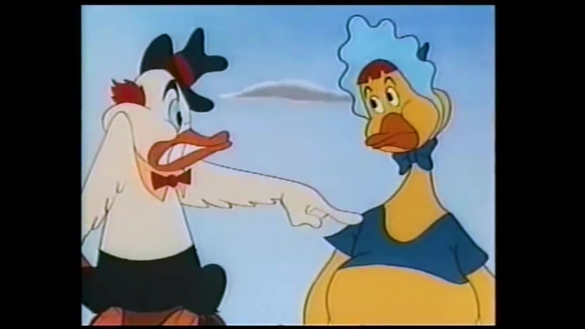 CIRCA 1953 - In this animated film, Baby Huey accidentally puts his father in the lake on a fishing trip.