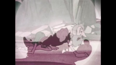 CIRCA 1947 - In this animated film, pioneer problems are depicted humorously.