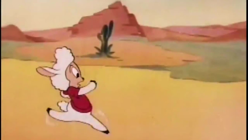 CIRCA 1947 - In this animated film, a sheep saves his nephews from a hungry wolf.