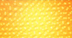 4K looping light yellow abstract animation with dots. High-quality clip in simple style with spheres. Slideshow for web sites. 4096 x 2160, 30 fps.