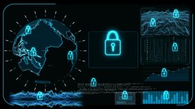Digital global world map and technology research develpoment analysis to protect ransomware - Powered by Shutterstock - Get 15% off with code: PIKWIZARD15
