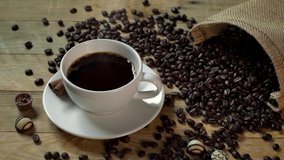 Sugar Cube Splashing in Hot Black Coffee in Slow Motion - Powered by Shutterstock - Get 15% off with code: PIKWIZARD15