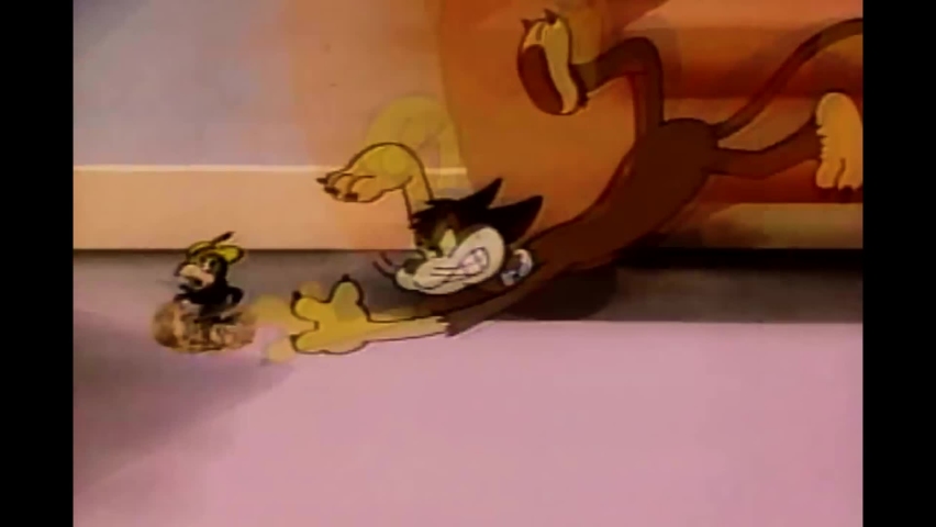 CIRCA 1947 - In this animated film, Buzzy the crow outwits a cat on Friday the 13th by taking advantage of its superstitions. Royalty-Free Stock Footage #1060937035