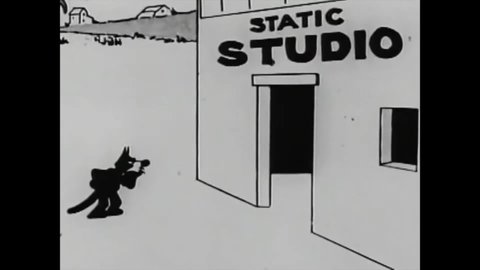 CIRCA 1923 - In this animated film, Felix the Cat saves Douglas Fairbanks from mosquitos and gets a movie contract.