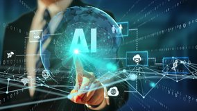 AI technology and Mobile Wireless Business concept. - Powered by Shutterstock - Get 15% off with code: PIKWIZARD15