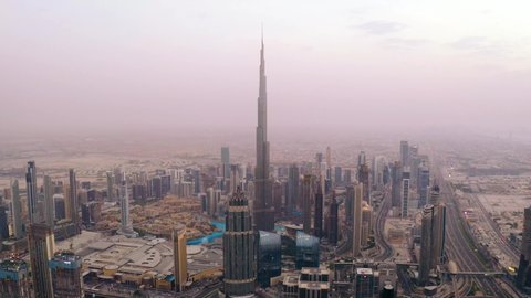 aerial view of downtown dubai stok videosu 100 telifsiz 3726440 shutterstock