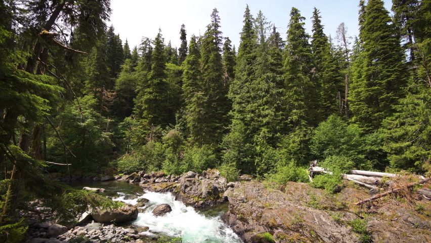 Sol Duc Falls waterfall