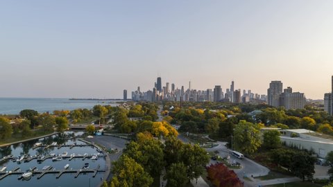 Chicago and Lincoln Park in Autumn