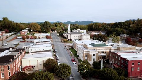 Lenoir Nc Lenoir North Carolina Downtown Stock Footage Video (100% ...