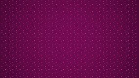 Loopable red heart pattern on purple background for Valentine's day motion design videos. Motion Graphic 4K UHD video render. Simple flat design looped shape animation.