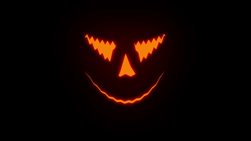 happy halloween text animation vector