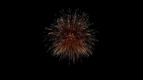 Colorful holiday fireworks background. New year's eve real fireworks celebration.4K abstract blur of real golden shi ning fireworks with bokeh lights in the night sky. glowing fireworks show. 