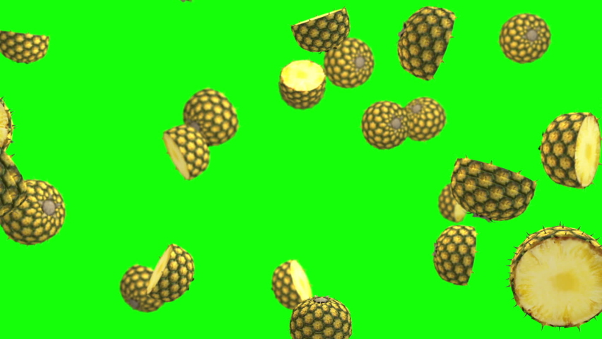 Pineapple green screen loop animation | Shutterstock HD Video #1061171848