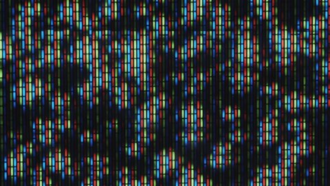 Macro shot of TV LCD matrix