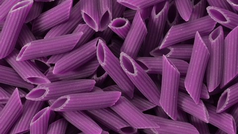 Close up of fresh purple pasta