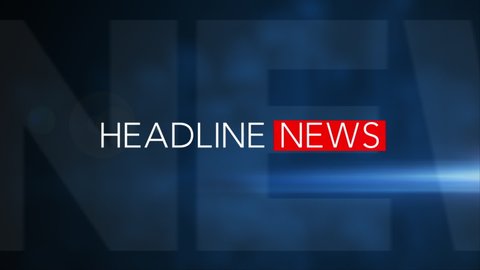 “HEADLINE NEWS” 3D Motion Graphic with blue background. We also have more NEWS graphics! Check out this seller’s other videos for more.