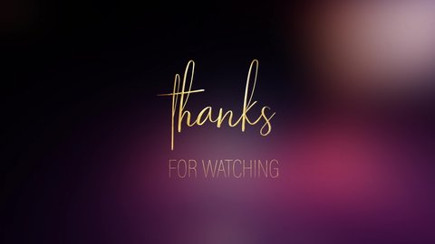 Thanks Watching Stock Video Footage 4k And Hd Video Clips Shutterstock