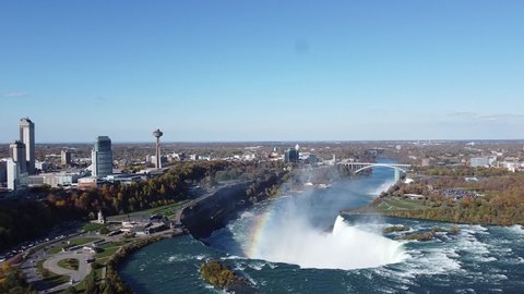 Niagara Falls Reveal Shot - Canadian Side