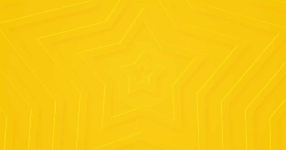 Light sunny yellow looped gradient abstract background. Minimal animation for presentation, event, party text backdrop. Animated 5 star business rating. Endless pure transition. Moving cartoon lines. | Shutterstock HD Video #1061381479
