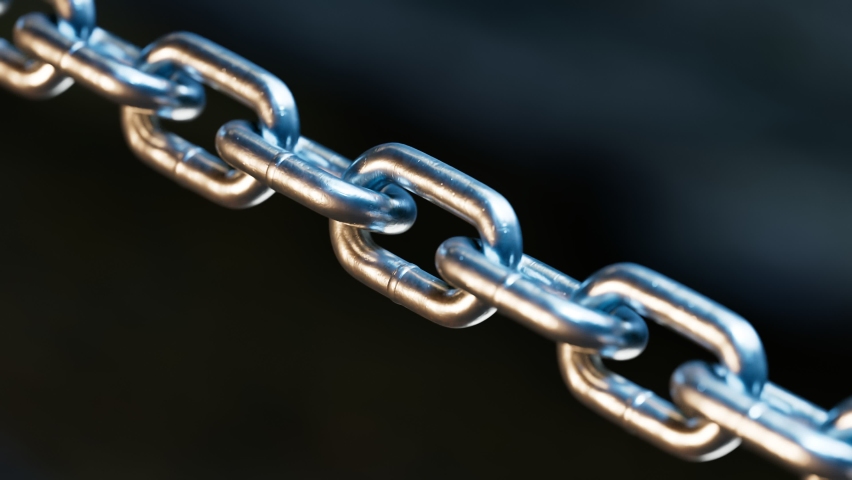 Animation of breaking silver chains. Metal or steel chain is blown to pieces. Concept of regains freedom. Break free from weakness. Symbol of strength, power, free, liberty. Powerful independence.
 Royalty-Free Stock Footage #1061405404