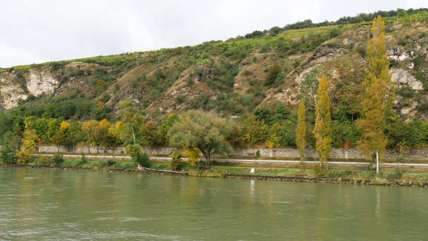 Wachau, view from a ship on the Danube