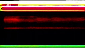 NTSC Analog Video Art Multicolor Abstract Shape Signal Noise Feedback Manipulation