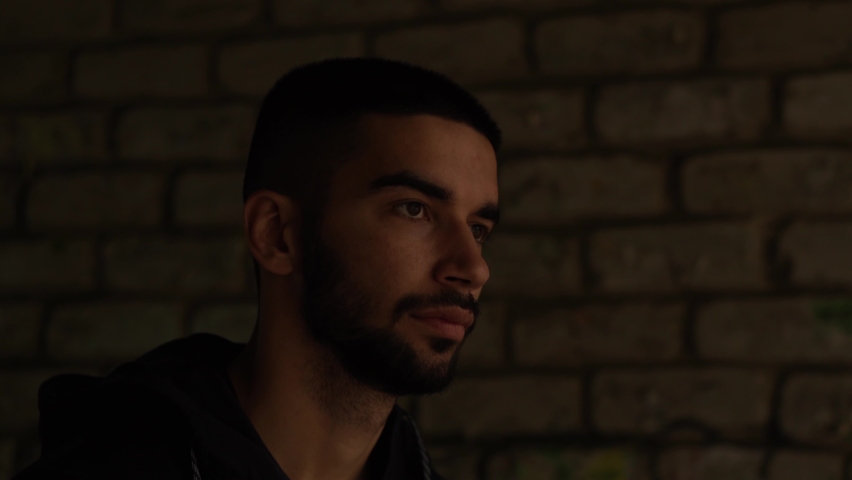 guy with hood up