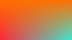 Digital animation of orange shade lines against green and orange gradient background. movement concept digitally generated video