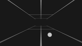 Animation of white QR code in a loop over a web of connection with white circles with social icons in them on black background. Digital composite video - Powered by Shutterstock - Get 15% off with code: PIKWIZARD15