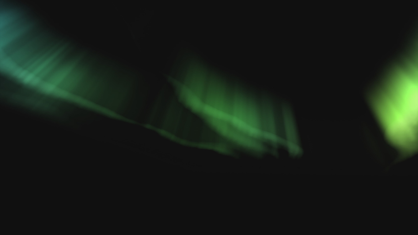 Aurora Northern Lights Green Animation Loop 11 Royalty-Free Stock Footage #1061487970