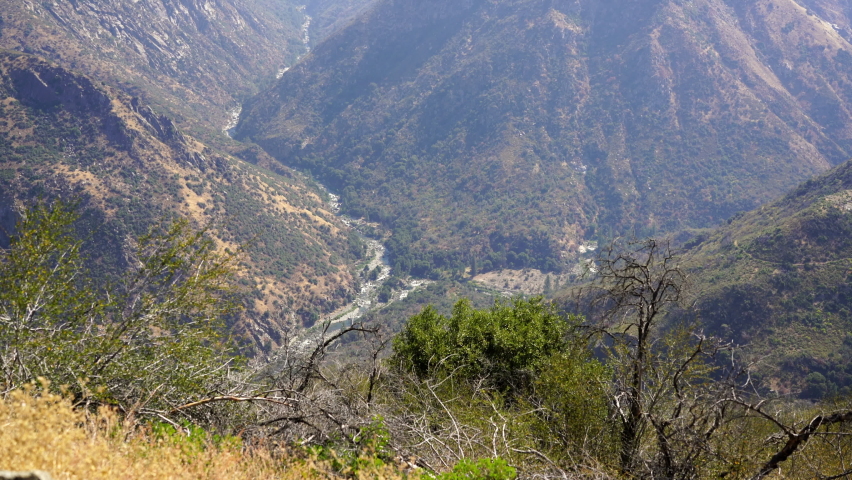 Kings Canyon National Park Junction View Kings River Sierra Nevada Mountains California