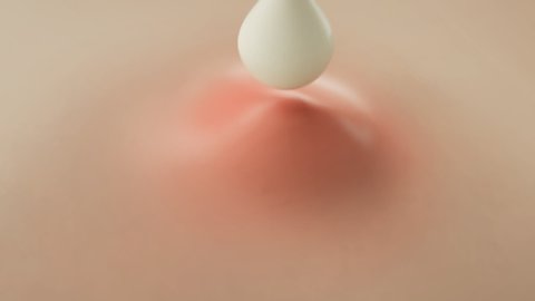 3D Animation Cream Drop Skin Acne Repair Effect