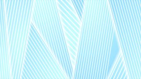 Blue and white striped abstract geometric motion design. Technology background. Seamless looping. Video animation Ultra HD 4K 3840x2160