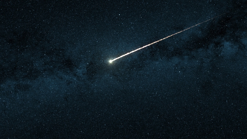 4k Meteor flying in the sky | Shutterstock HD Video #1061517676