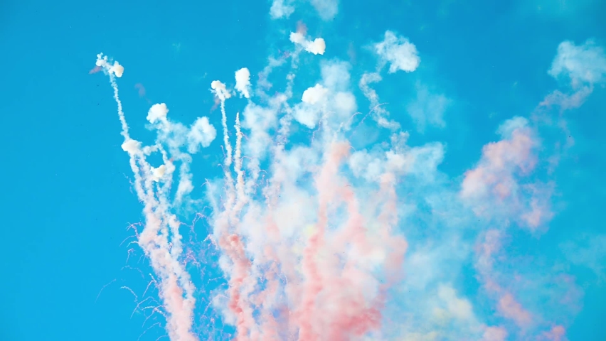 Daytime Fireworks Stock Video Footage - 4K and HD Video Clips
