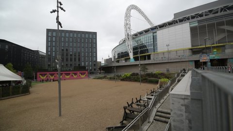 LONDON,UK 1 NOVEMBER 2020 
Wembley Stadium a few days before the second lockdown