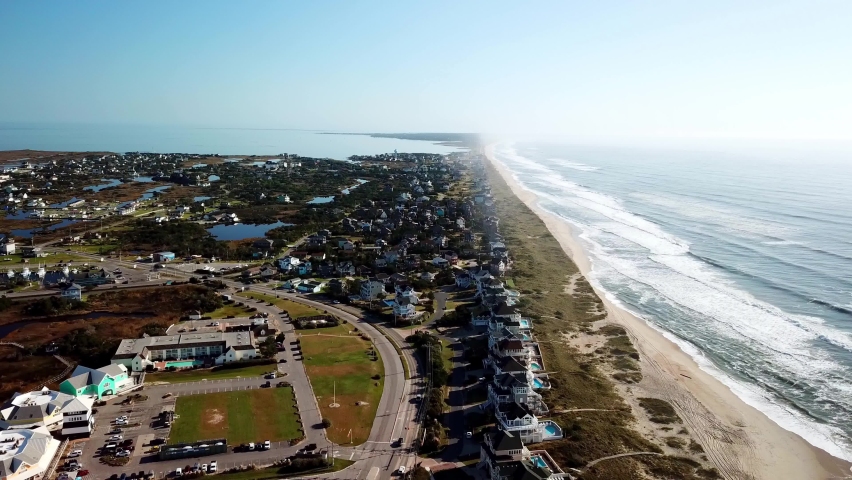 Hatteras Village, Hatteras NC, Hatteras North Carolina Aerial
