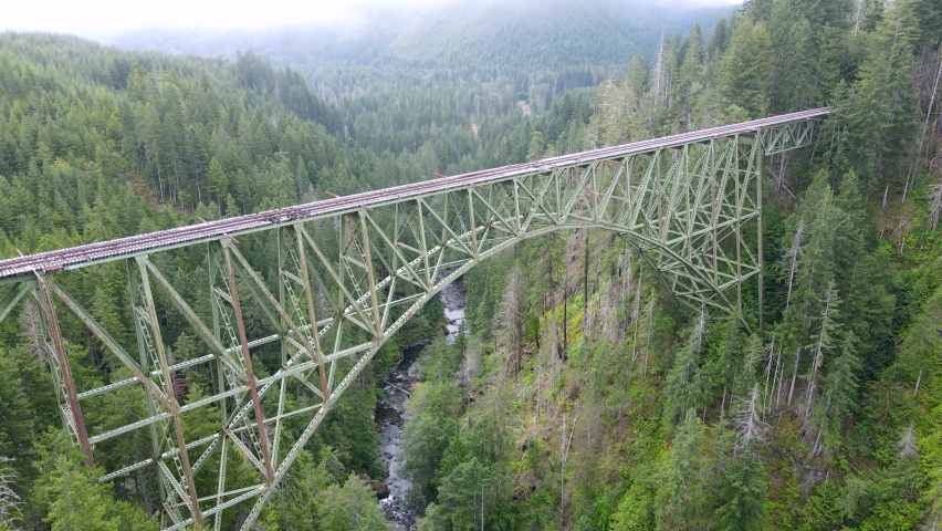 Vance creek bridge Stock Video Footage - 4K and HD Video Clips