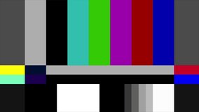 SMPTE Color Bars Animation Seamless Loop