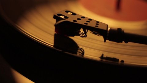 Record Player Vinyl Playing Gramophone