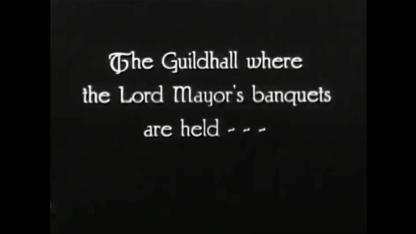 CIRCA 1920 - Great views of landmarks in London including the mayoral Guildhall, the St. Mary-le-Bow church and St. Paul