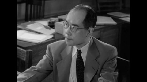 CIRCA 1954 - Physicist Hideki Yukawa doesn't stop working just because he recently won the Nobel Prize.