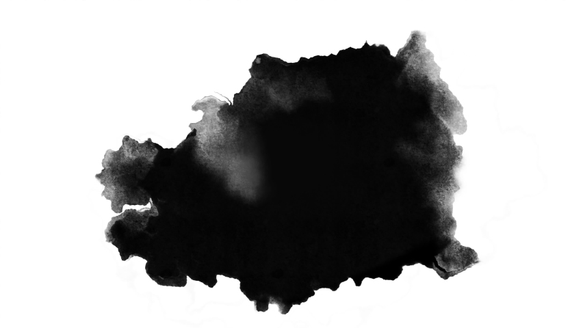 Black inks drops on white background | Shutterstock HD Video #1061732026