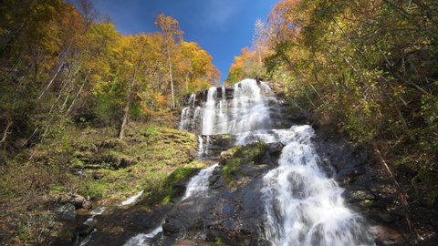 Amicalola Falls, Georgia, USA in autumn season.