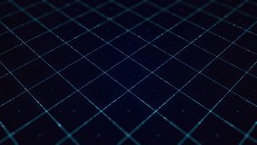 Stock market data rolling and processing over a grid. Animation. Global economy stock market concept, digital composition with business information, seamless loop. - Powered by Shutterstock - Get 15% off with code: PIKWIZARD15